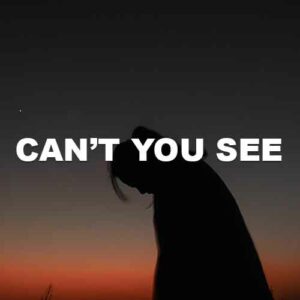 Can't You See